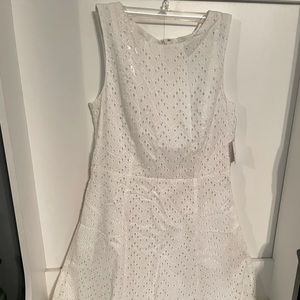 White Eyelet Spring/Summer Dress